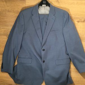 Light Blue Tailored Fit Jos. A Bank Suit